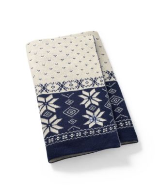 Ingrid Snowflake Throw, 50" x 70"