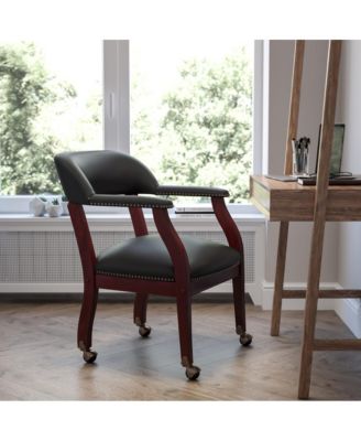 Conference Chair with Accent Nail Trim and Casters