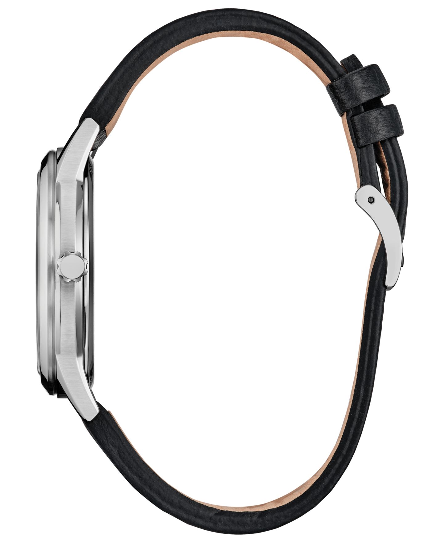 Мужские часы Citizen Mickey's Friends Black Leather Strap Watch 40mm — фото 2