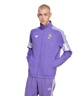 Men's Real Madrid Lifestyler Full-Zip Raglan-Sleeve Track Jacket