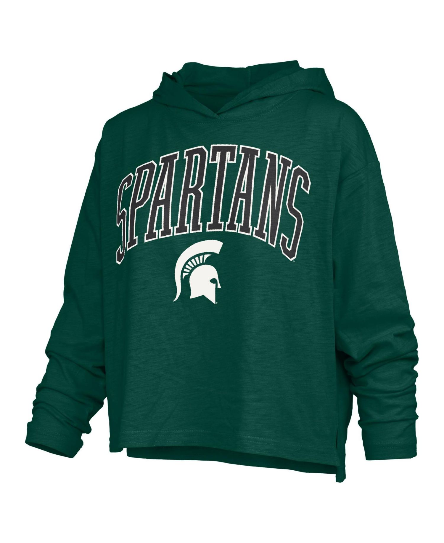 Women's Michigan State Spartans Nelson Long-Sleeve Hooded Slub T-Shirt