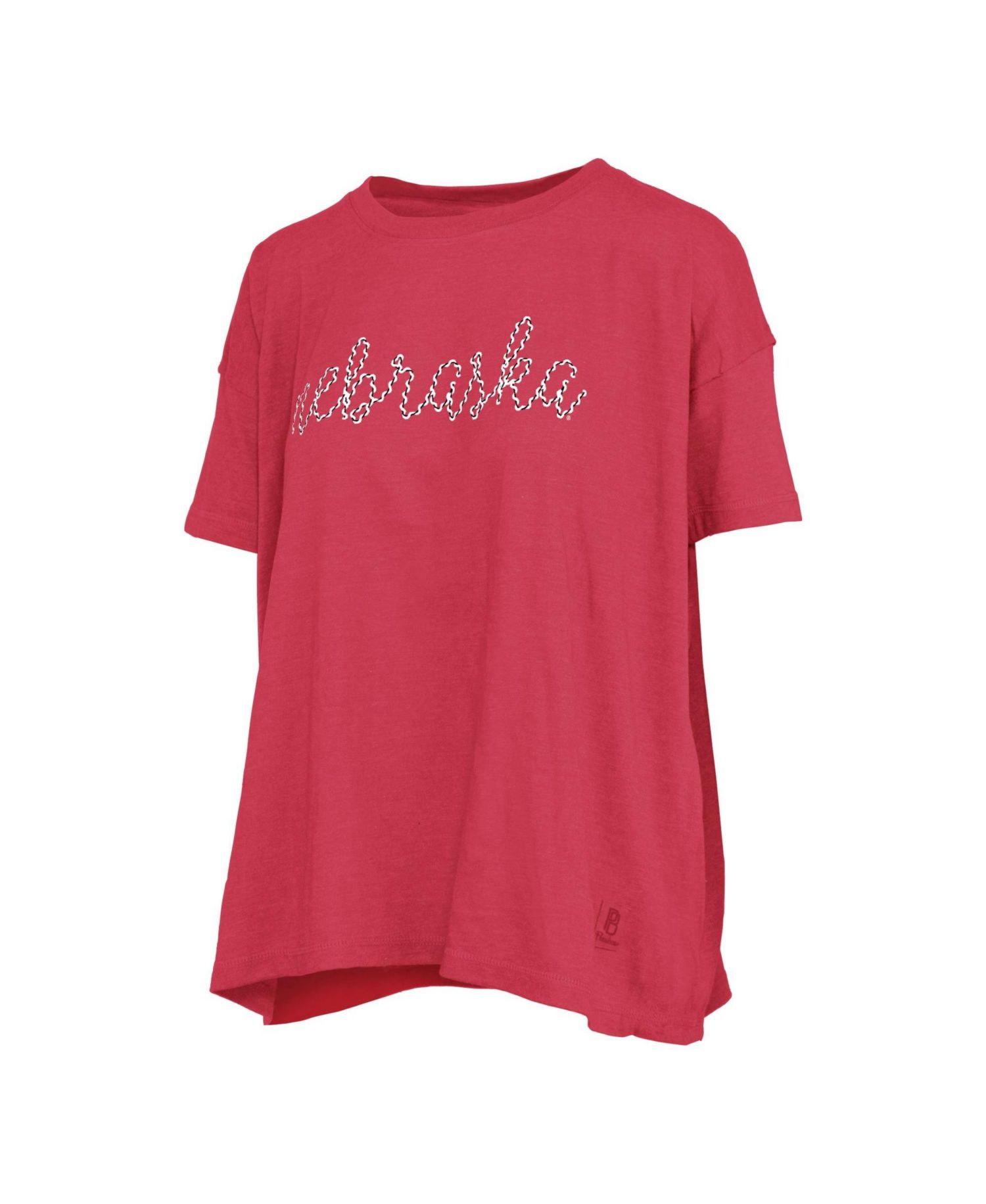 Women's Nebraska Huskers Oversized Heather T-Shirt