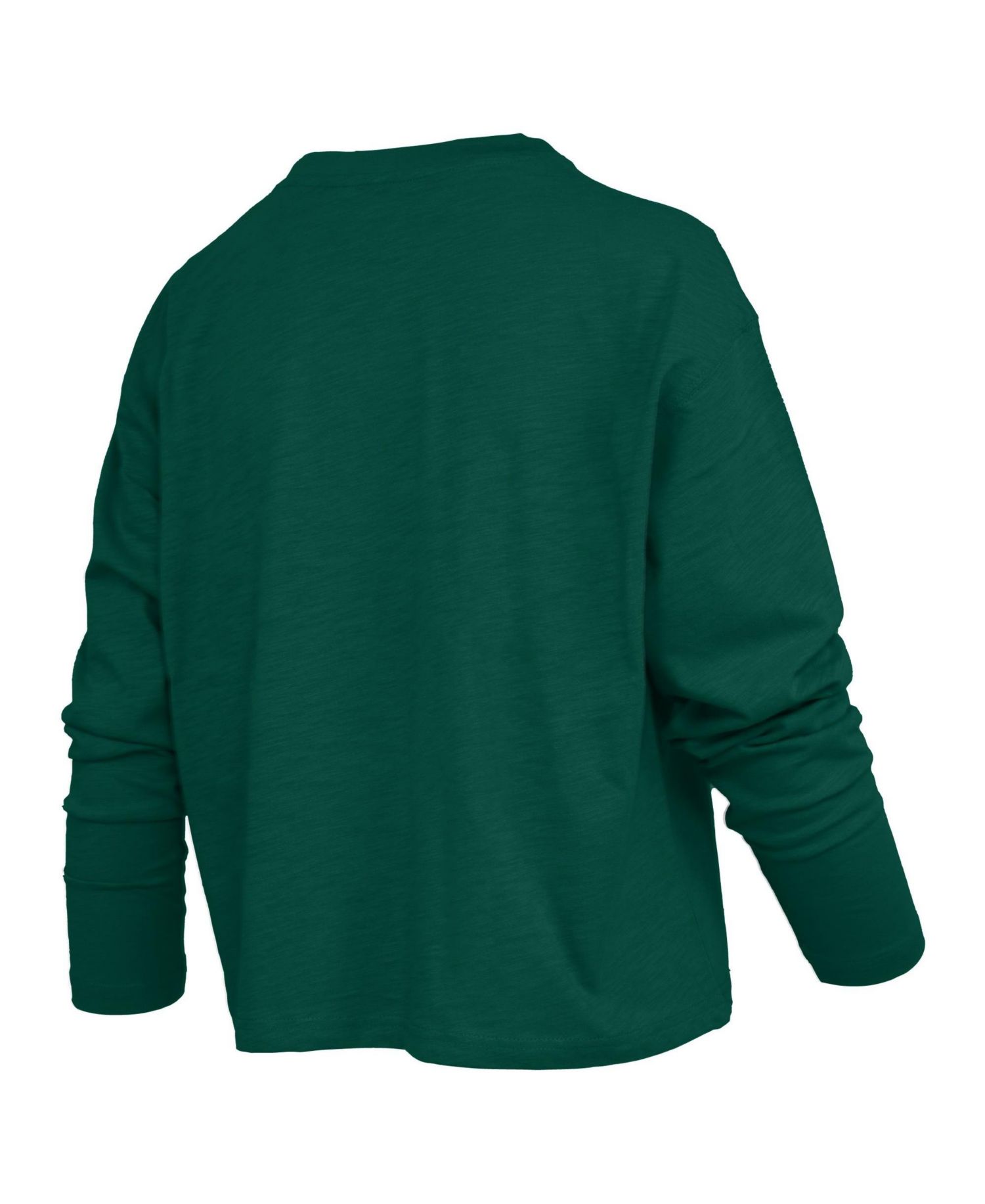 Women's Michigan State Spartans Motley Long-Sleeve Dropped-Shoulders Boxy-Fit T-Shirt