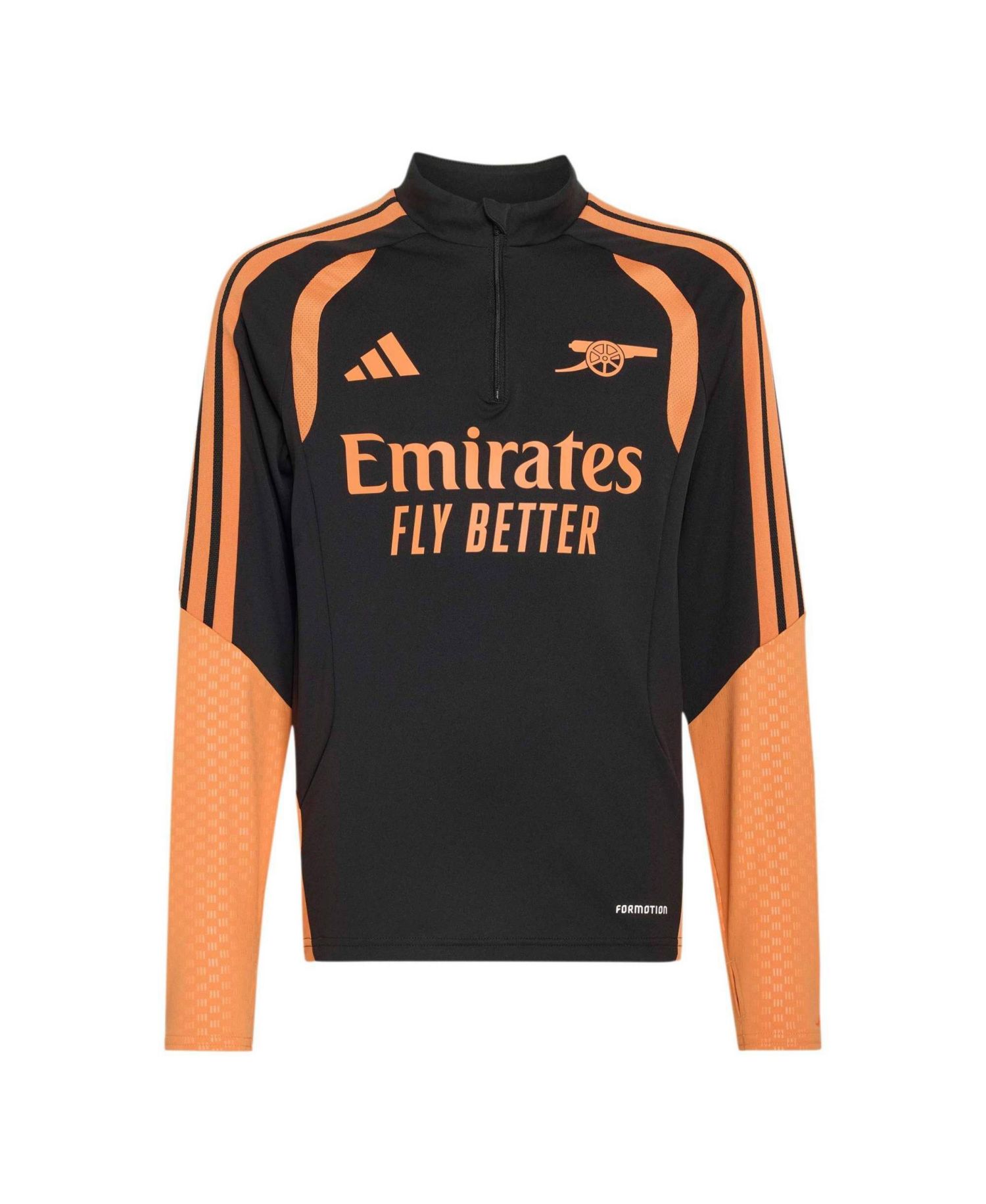 Boys' and Girls' Tiro Arsenal FC Quarter-Zip Mock Neck Training Top