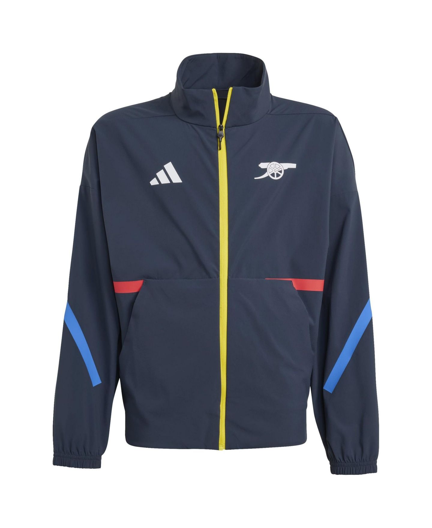 Детская куртка adidas Arsenal 2025/26 Club Anthem на молнии с капюшоном — фото 6