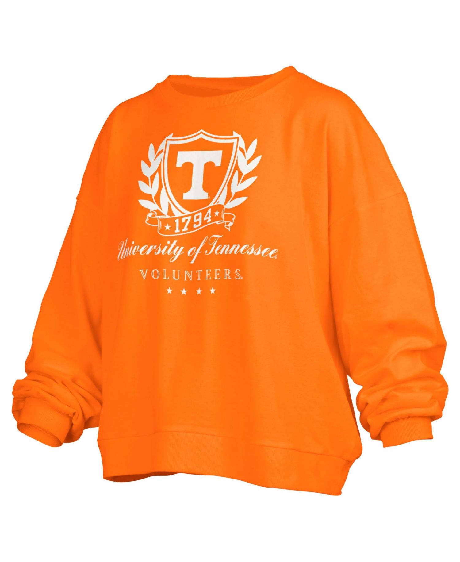 Women's Tennessee Volunteers Janice Oversized Cropped-Hem Sweatshirt