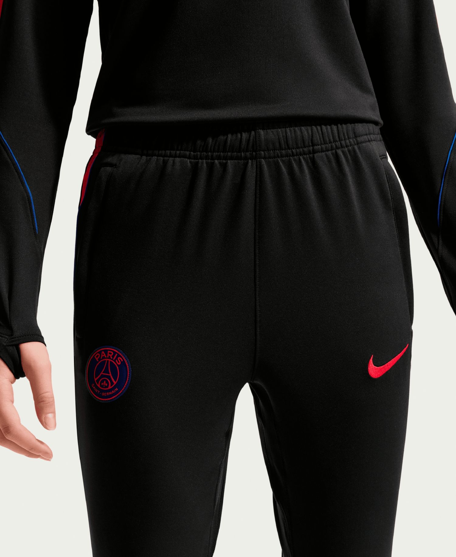 Boys' and Girls' Paris Saint-Germain Strike Pull-On Zip-Leg Pants
