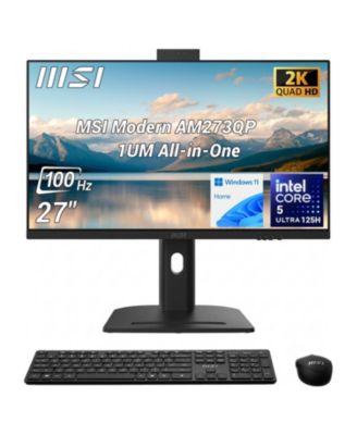 Modern AM273QP AI 1UM 27" All-in-One Desktop Computer with Intel Core Ultra 5, 32GB DDR5, 1TB SSD