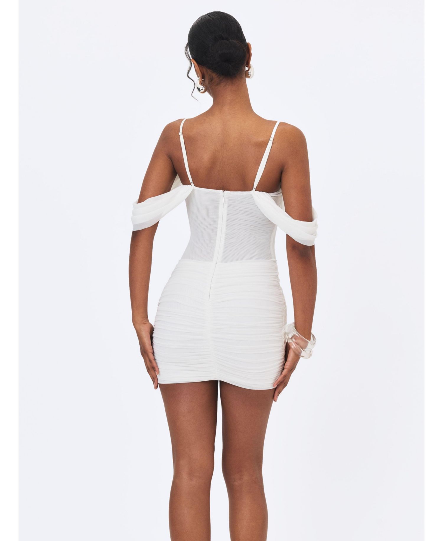 Women's Umnia Off-the-Shoulder Ruched Mini Dress