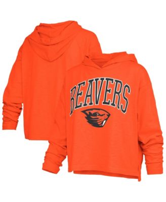 Women's Nelson Oregon State Beavers Hooded Long Sleeve Slub T-Shirt