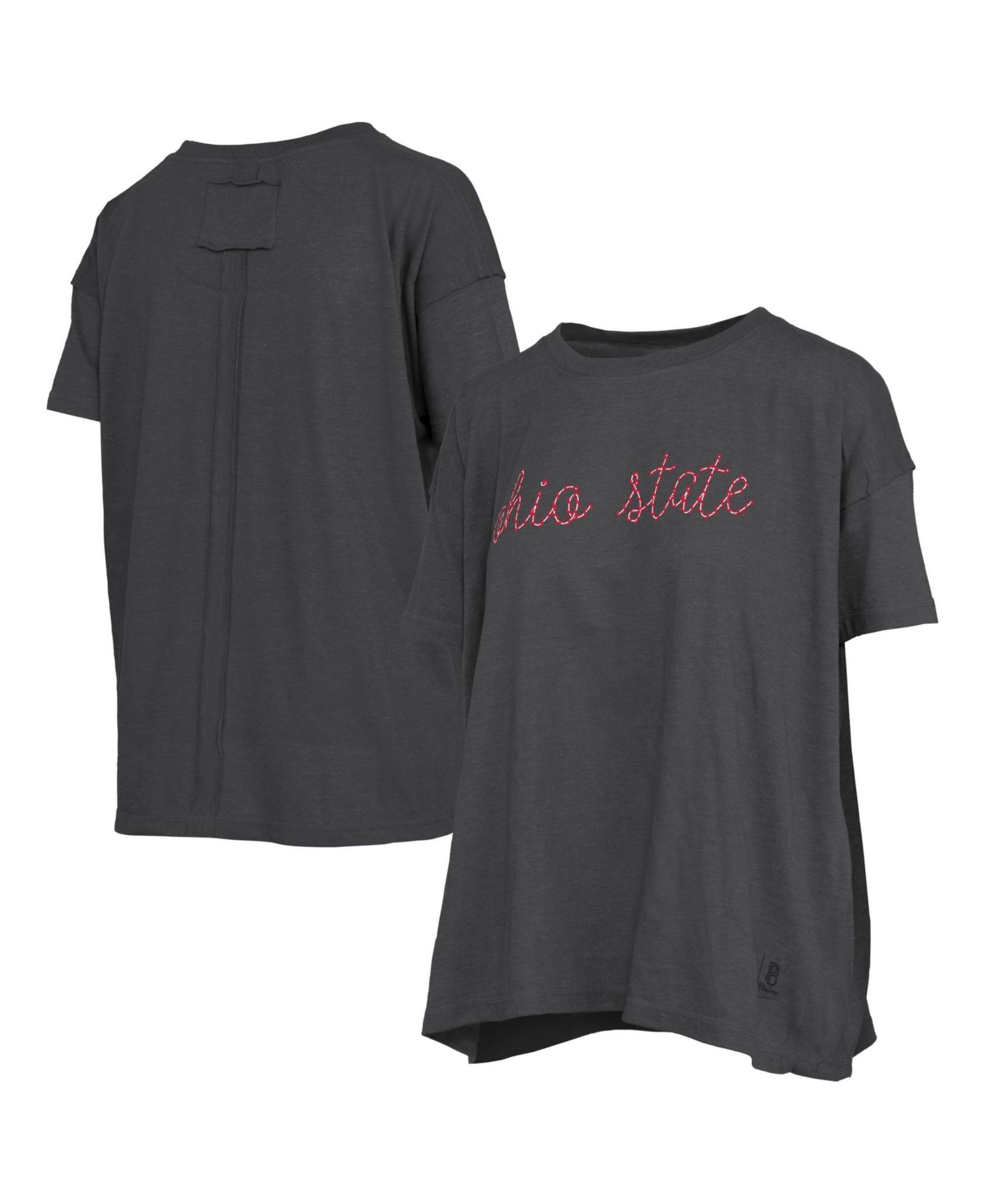 Women's Ohio State Buckeyes Swirl Script Oversized T-Shirt