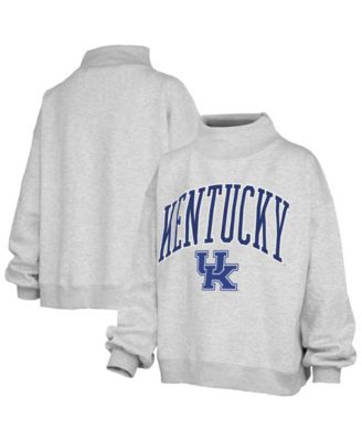 Women's Nelson Texture Lingo Kentucky Wildcats Oversized Mock Neck Fleece Sweatshirt