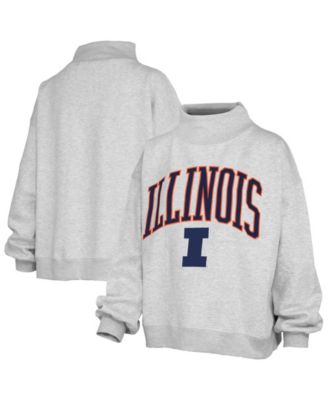 Women's Nelson Texture Lingo Mock Neck Oversized-Fit Sweatshirt