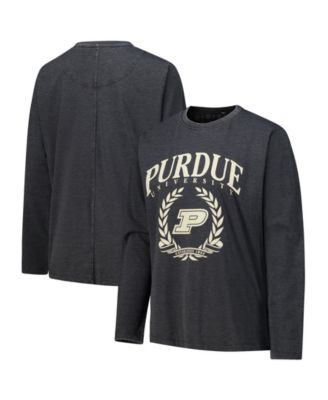 Women's Purdue Boilermakers Chandler Vintage-Washed Long-Sleeve T-Shirt