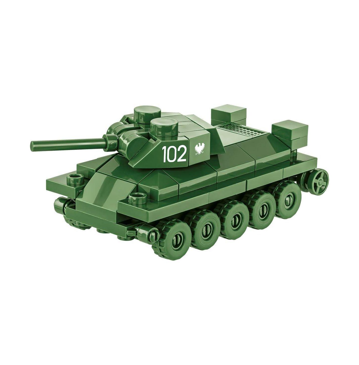 Детский конструктор COBI Wwii Historical Collection T-34/76 Tank 101-Piece Building Set, Ages 6+ — фото 2