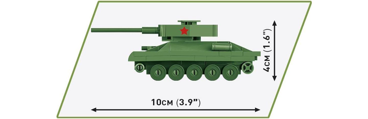 Детский конструктор COBI Historical Collection Wwii T-34-85 110-Piece Building Set, Ages 6+ — фото 3