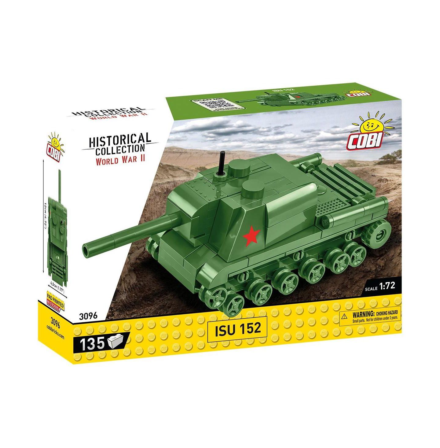 Детский конструктор COBI Historical Collection Wwii Isu 152 Heavy Armored Support 135-Piece Building Set, Ages 6+ — фото 2