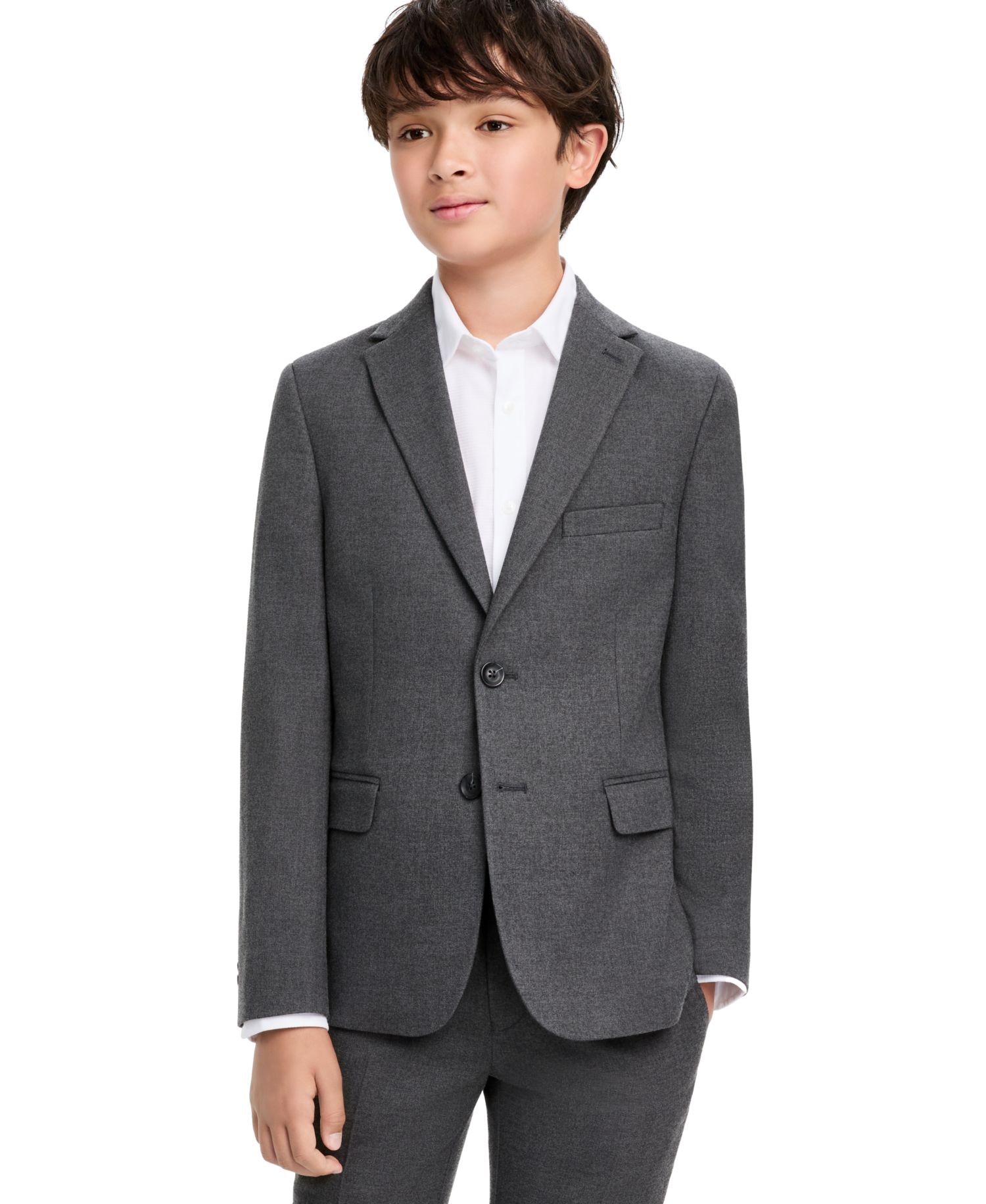 Boys' Slim-Fit Blazer and Dress Pants, 2-Piece Suit
