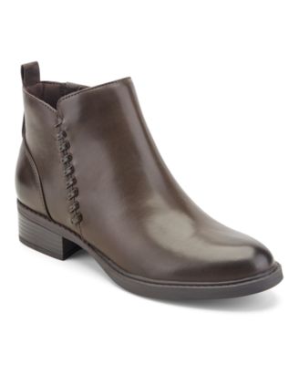 Women's Lorand Almond Toe Block Heel Casual Booties