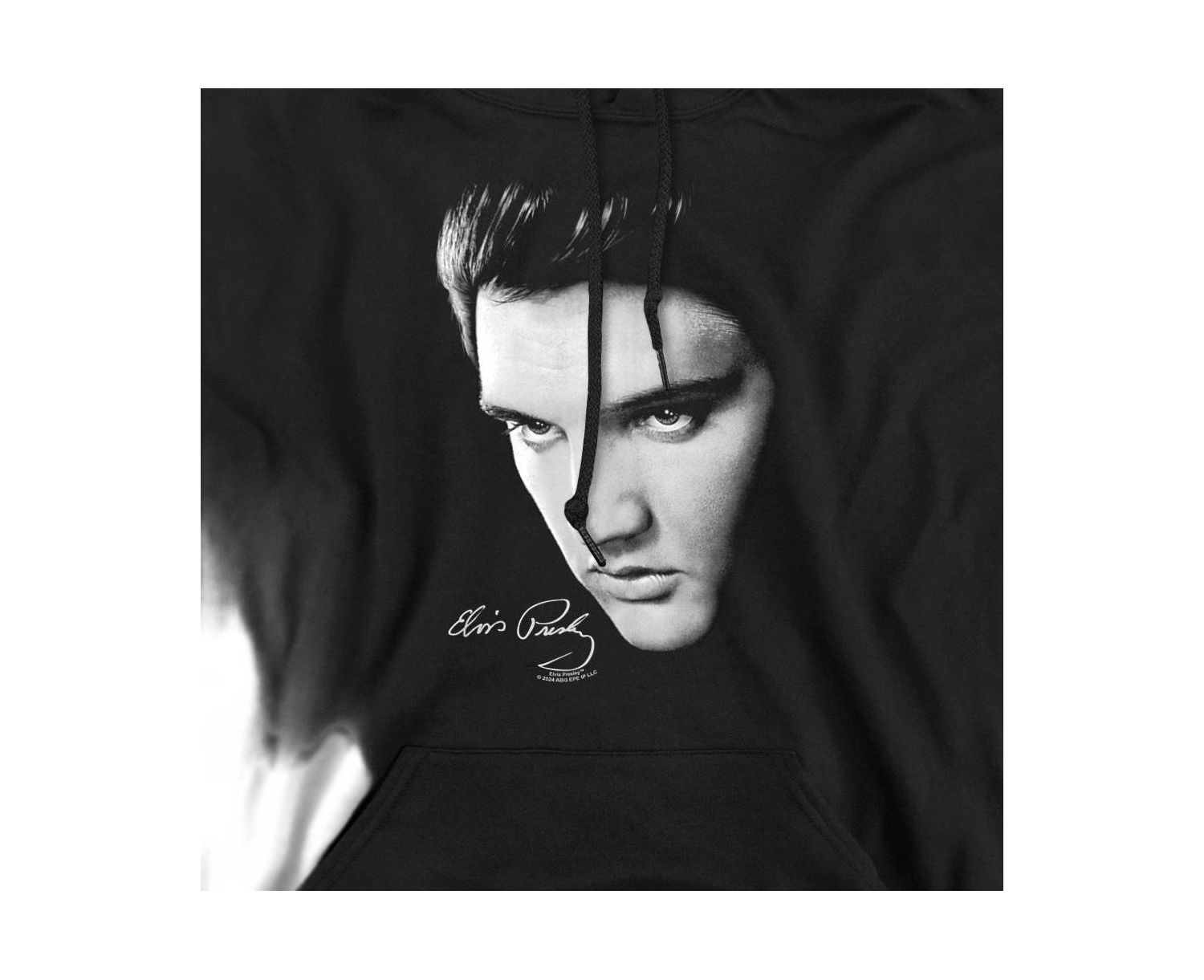 Men's Presley Face Graphic Pull-Over Hoodie
