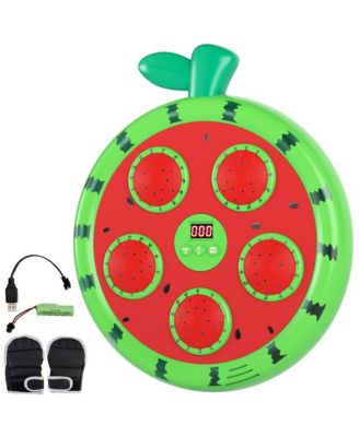 Watermelon Music Boxing Machine for Kids - Bluetooth, 3 Modes, LED Lights, Wall-Mount