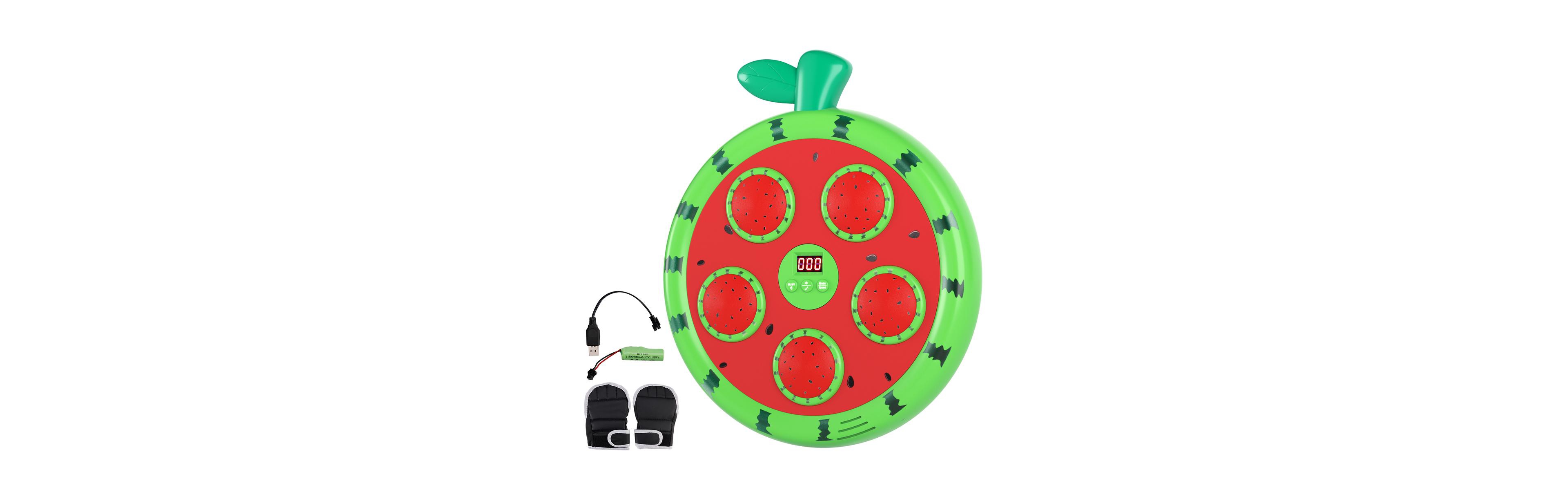 Artudatech Watermelon Music Boxing Machine for Kids - Bluetooth, 3 Modes, Led Lights, Wall-Mount