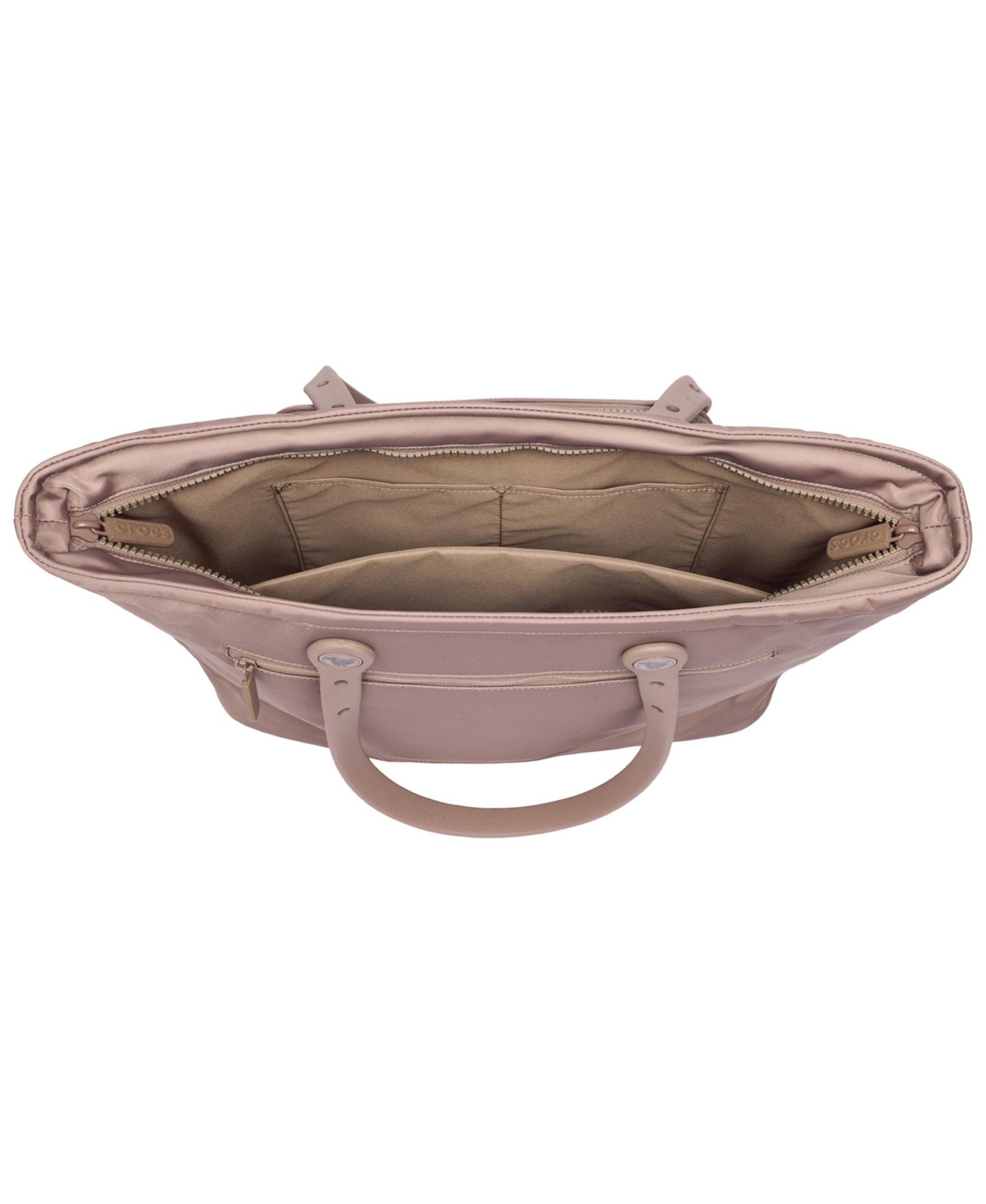 Женская сумка Crocs Tote with Pockets, цвет: Латте — фото 6