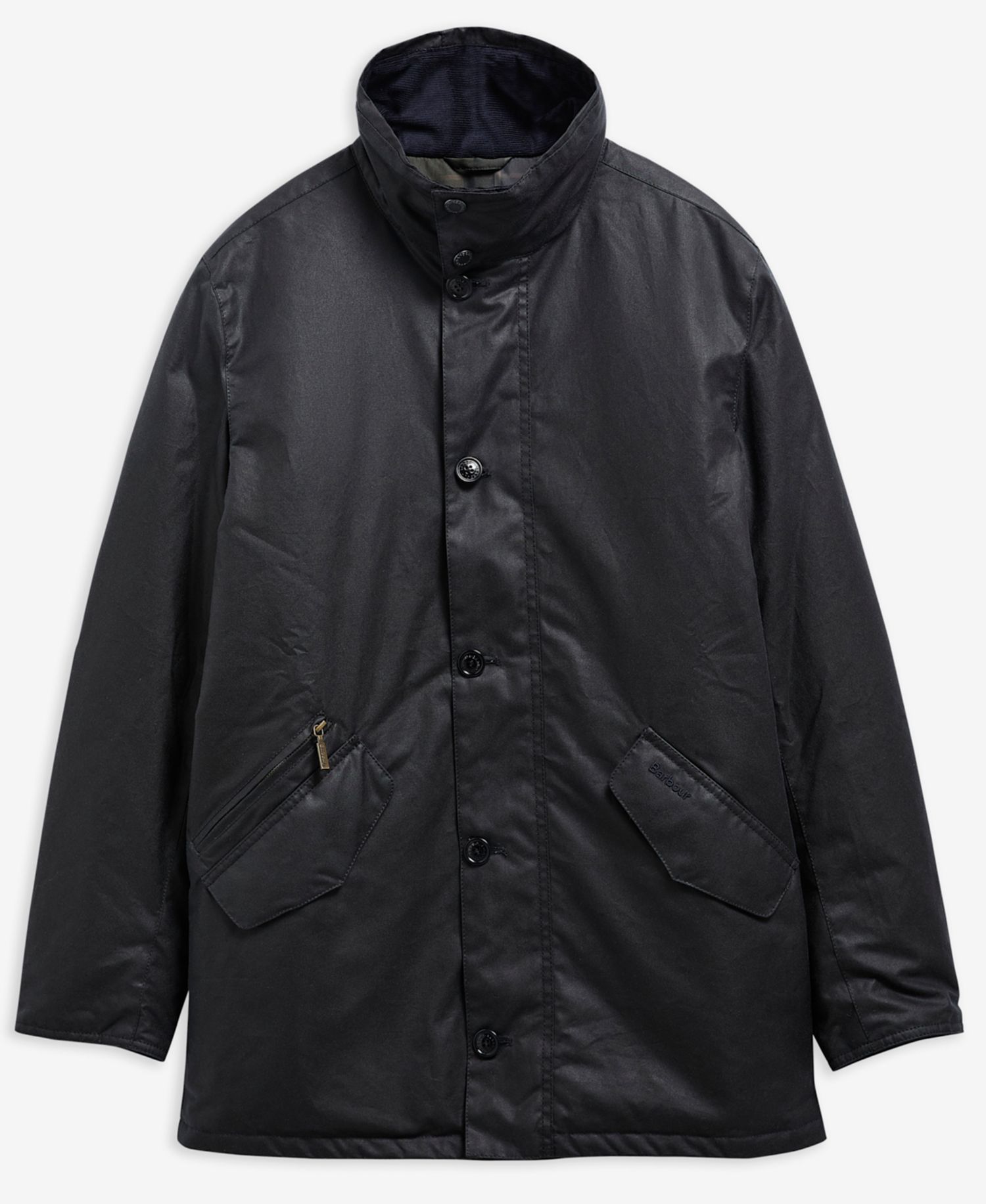 Men's Modern Powell Waxed Cotton Padded Jacket