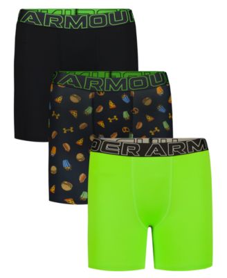 Boy's Athletic Performance Tech Boxer Briefs, 3-Pack