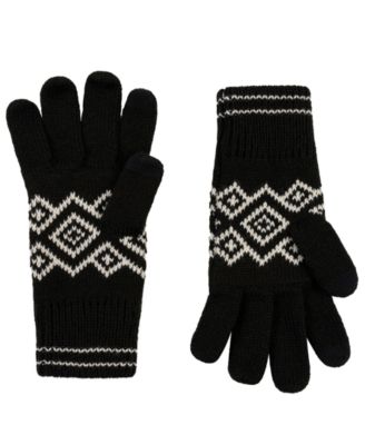 Men's Snow Cap Fairisle Touchscreen Gloves
