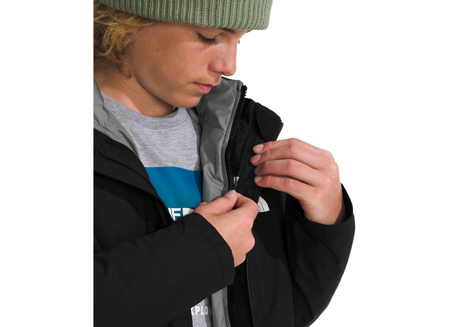 Boys' and Girls' Perrito 4-in-1 Hooded Reversible Jacket