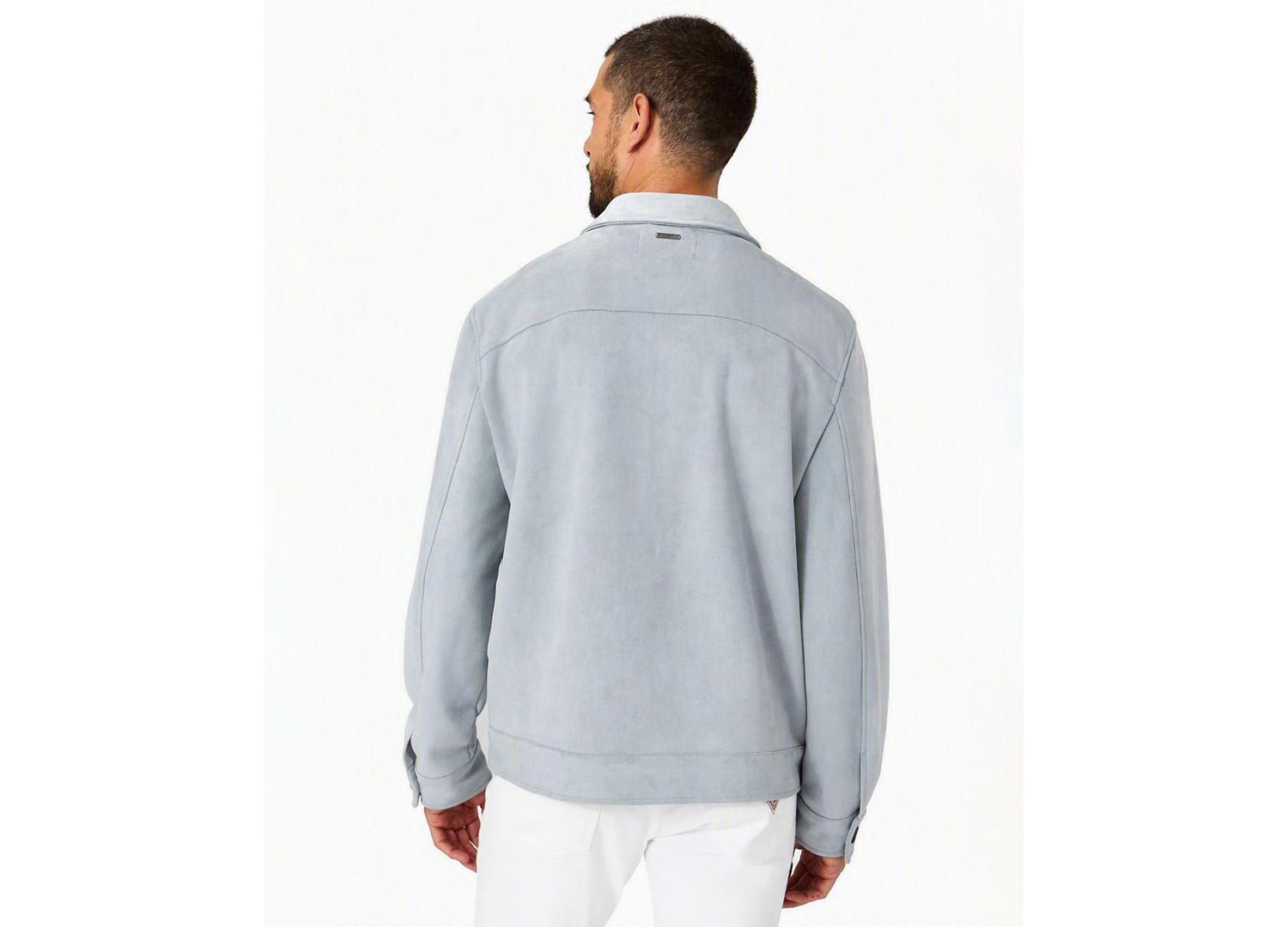 Men's Harlow Faux Suede Overshirt