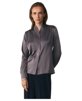 Women's Bowery Stretch Silk Blouse