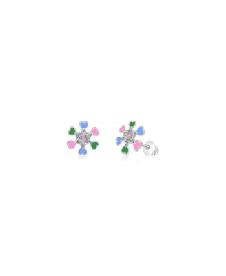 Kids Star and Heart Hypoallergenic Earrings for Girls with Surgical Titanium Screwbacks