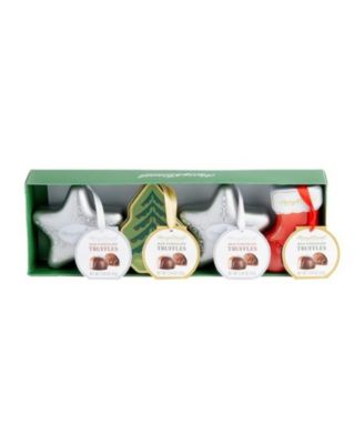 Holiday Ornament Tin Set, 4-Pack