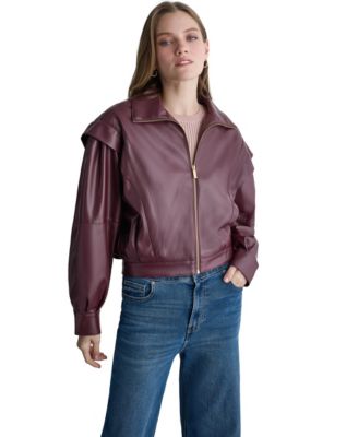 Women's Moto Faux Leather Jacket