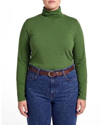 Plus Size Close Fit Turtleneck