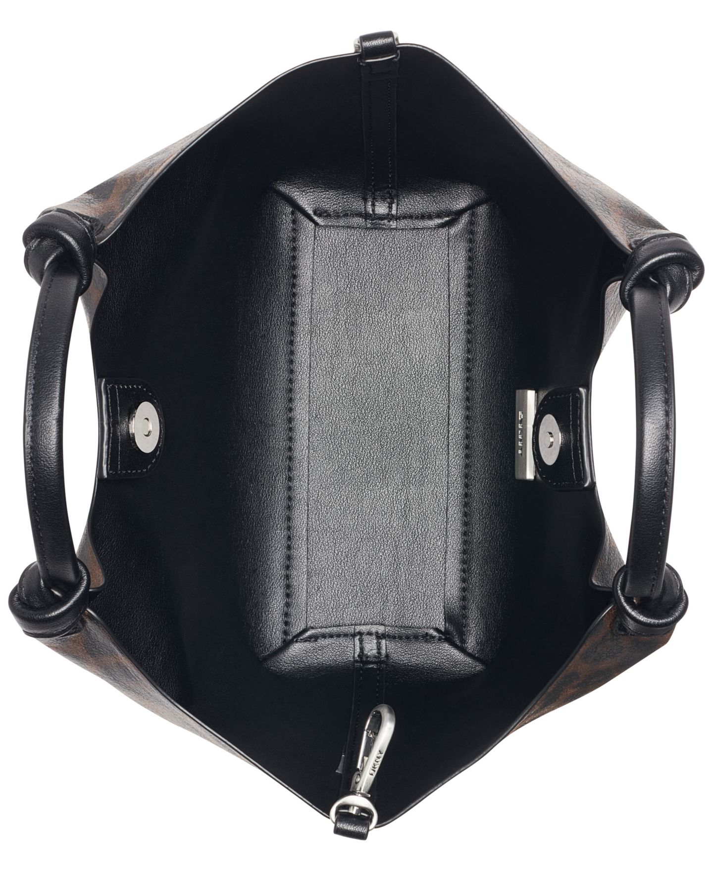 Женская сумка DKNY Paula Faux Suede Magnetic Snap Tab Large Tote Handbag, цвет: Леопардовый — фото 4