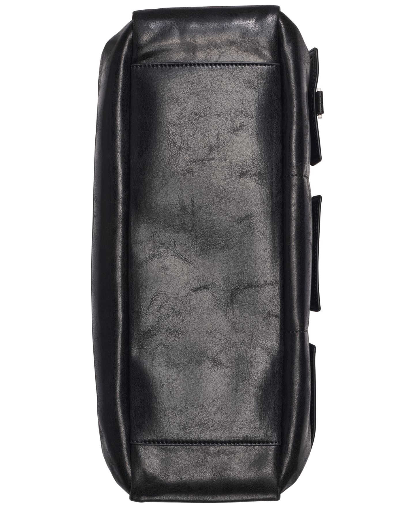 Женская сумка DKNY Bryar Structured Large Laptop Compatible Satchel Handbag, цвет: Чёрный / Серебряный — фото 3