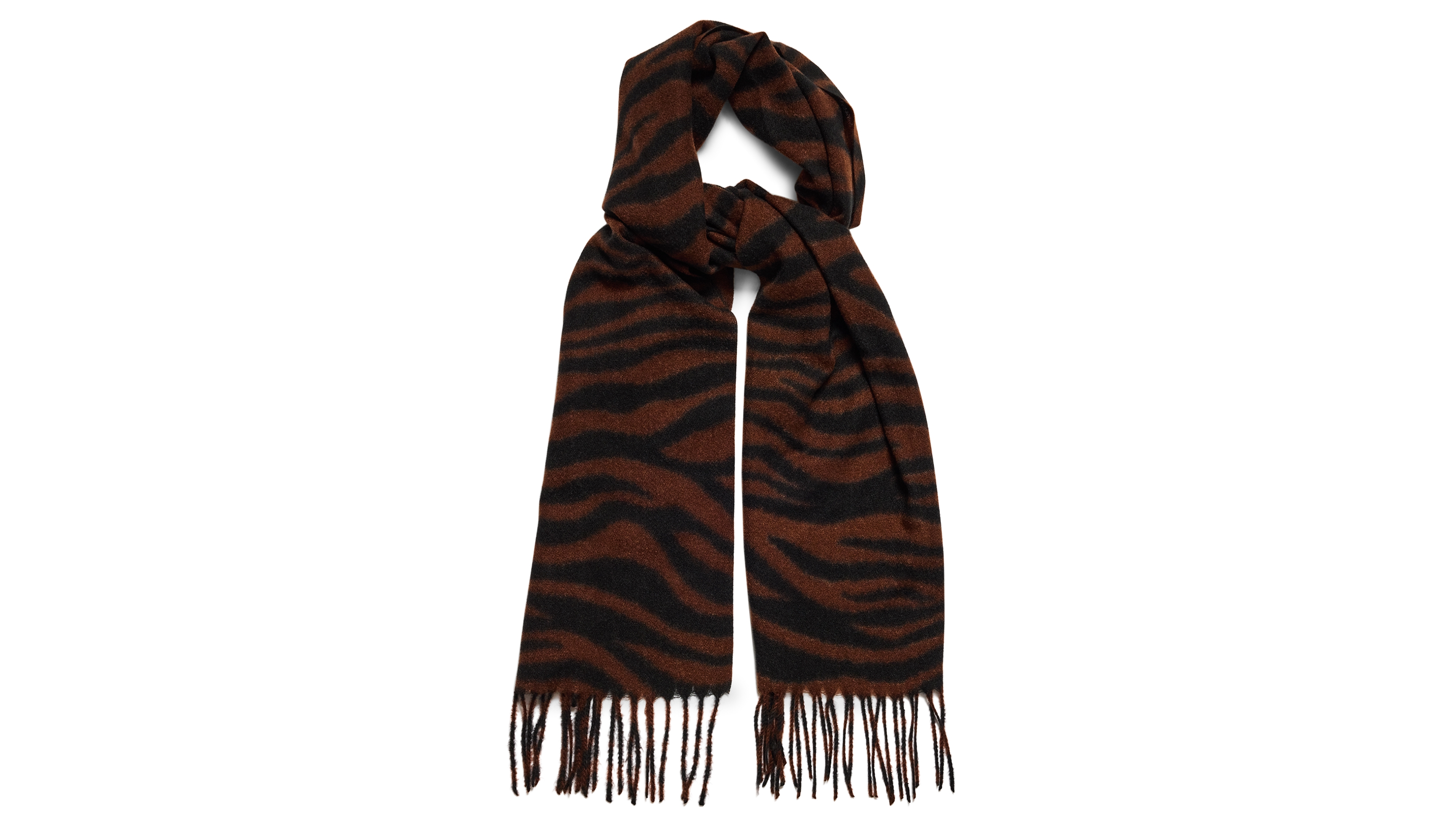 Steve Madden Zebra Print Midweight Scarf