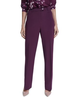 Women's Modern Fit High-Rise Straight Pants