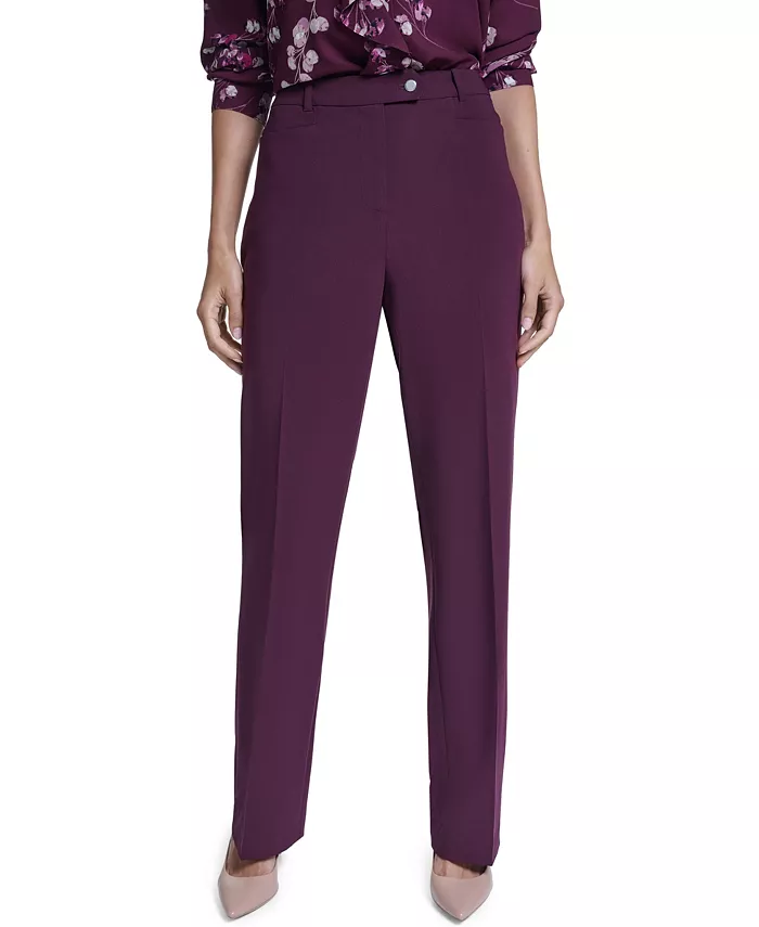 Women's Modern Fit High-Rise Straight Pants