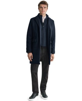 Men's Overcoat with Bib