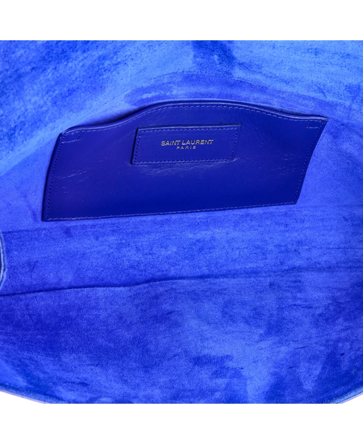 Pre-Owned Saint Laurent Long Classic Monogram Clutch Leather