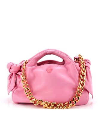 Medusa Head Chain Tote Leather