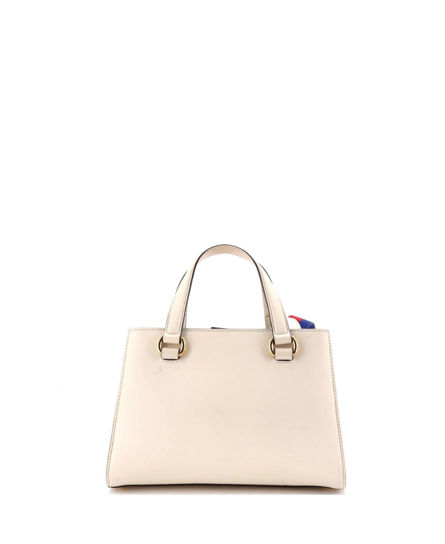 Medium Sylvie Top Handle Tote Leather