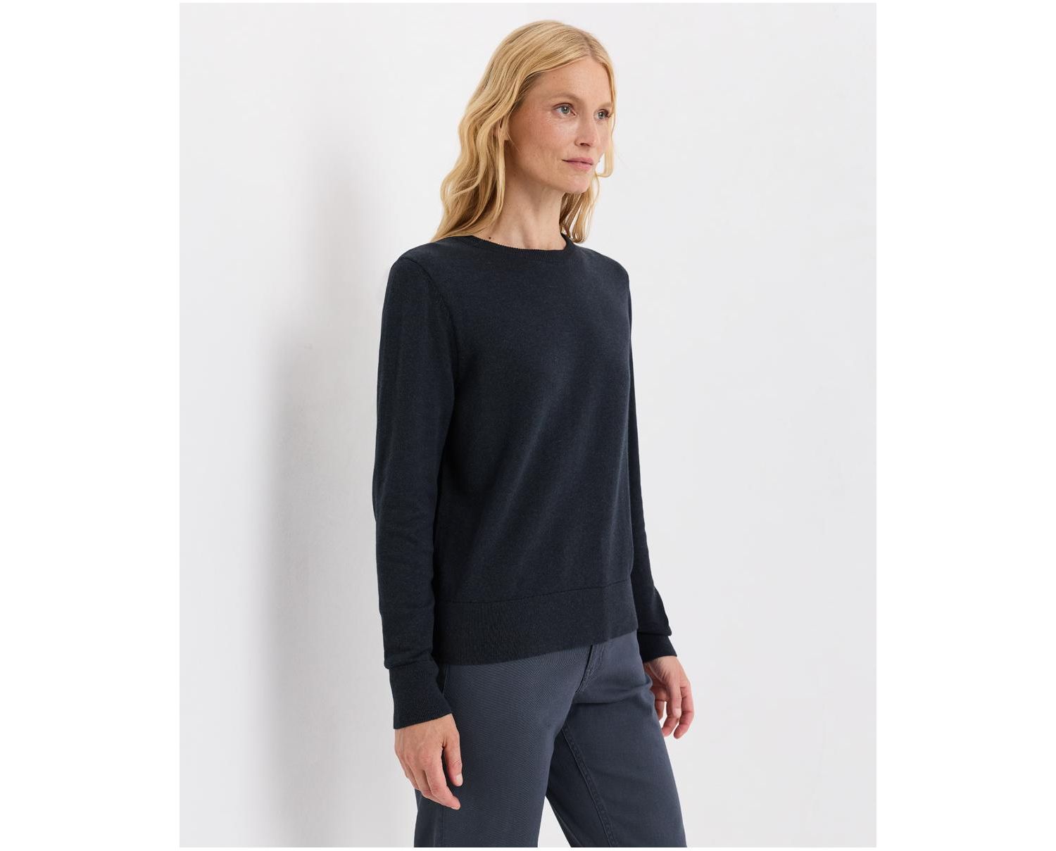 Women's Organic Cotton Essential Crew Neck Sweater