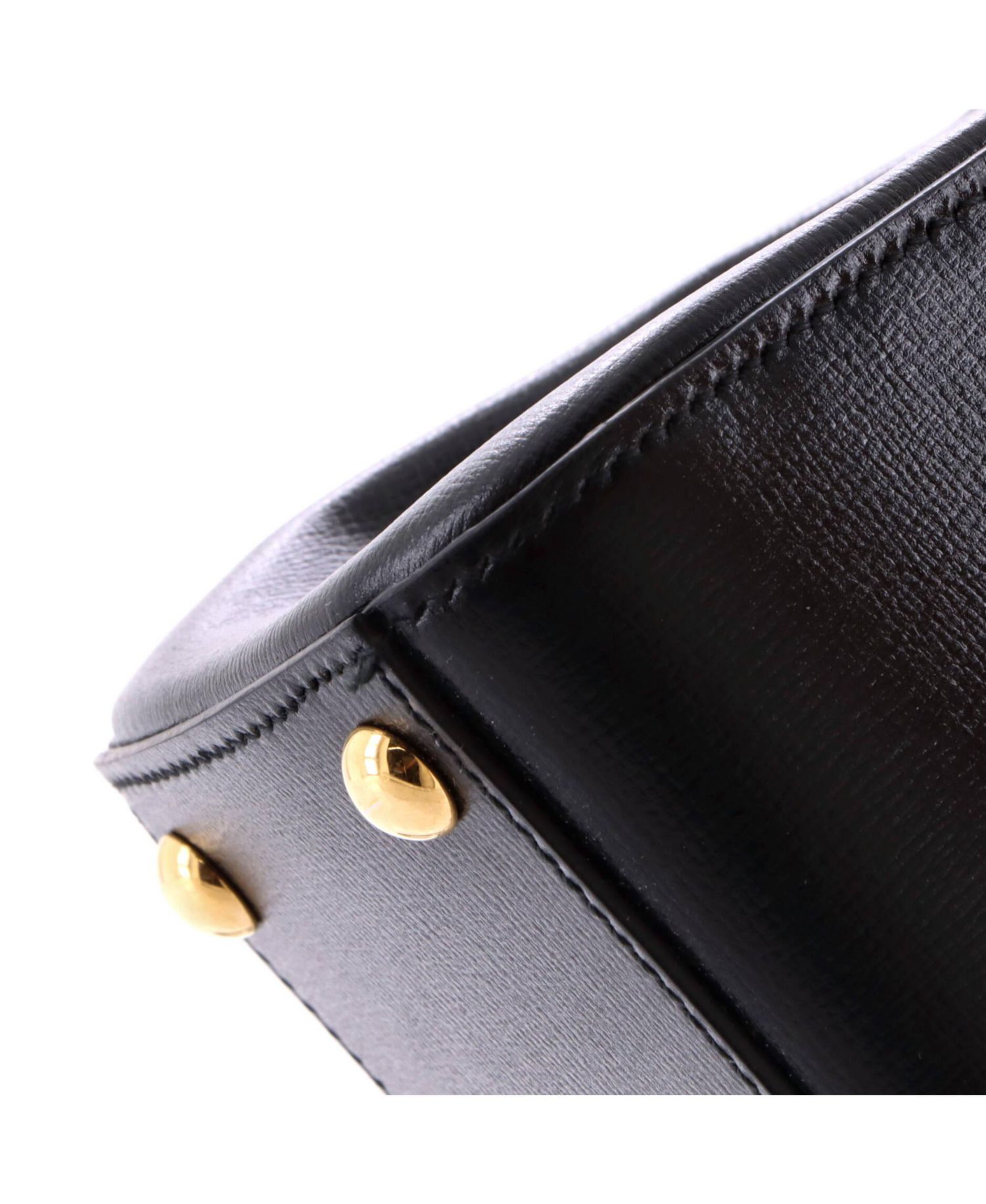 Mini Horsebit 1955 Top Handle Flap Bag Leather
