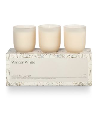 Winter White Soy Blend Votive Gift Set, Set of 3