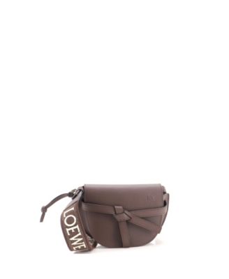 Mini Gate Dual Shoulder Bag Leather